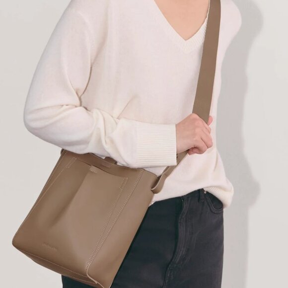 Everlane The Mini Studio Bag in Porcini Taupe - Picture 3 of 6